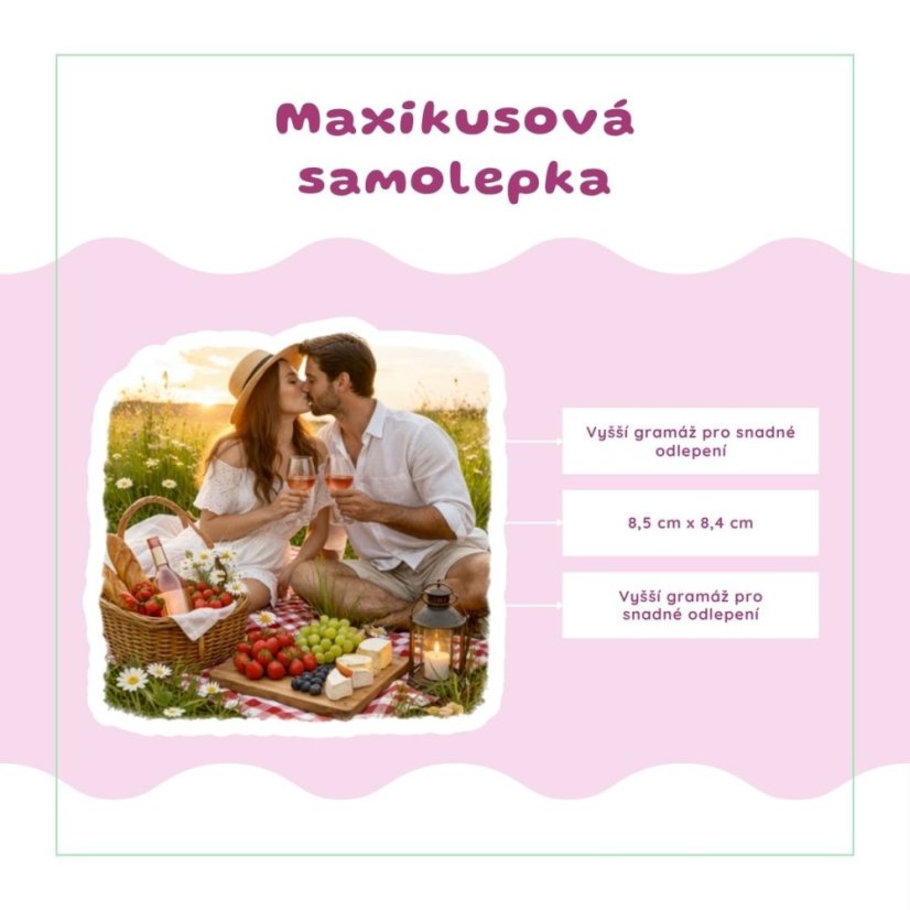 Květnový piknik v trávě | Měsíční samolepkový kit | 2026