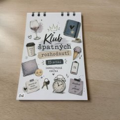 Klub špatných rozhodnutí | Samolepková knížka