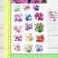 Orchideje | Samolepky do diáře