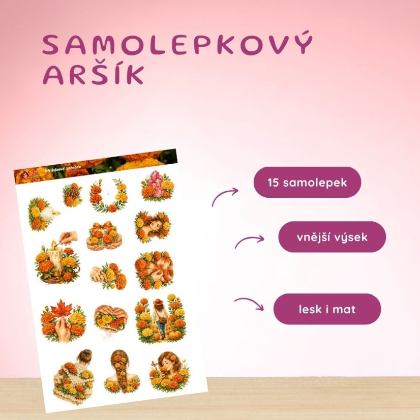 Afrikánová zahrada | Samolepky do diáře