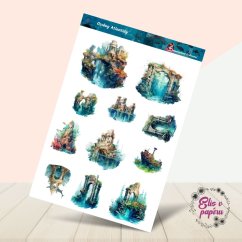 Ozvěny Atlantidy | Samolepky do diáře