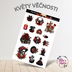 Květy věčnosti | Samolepky do diáře