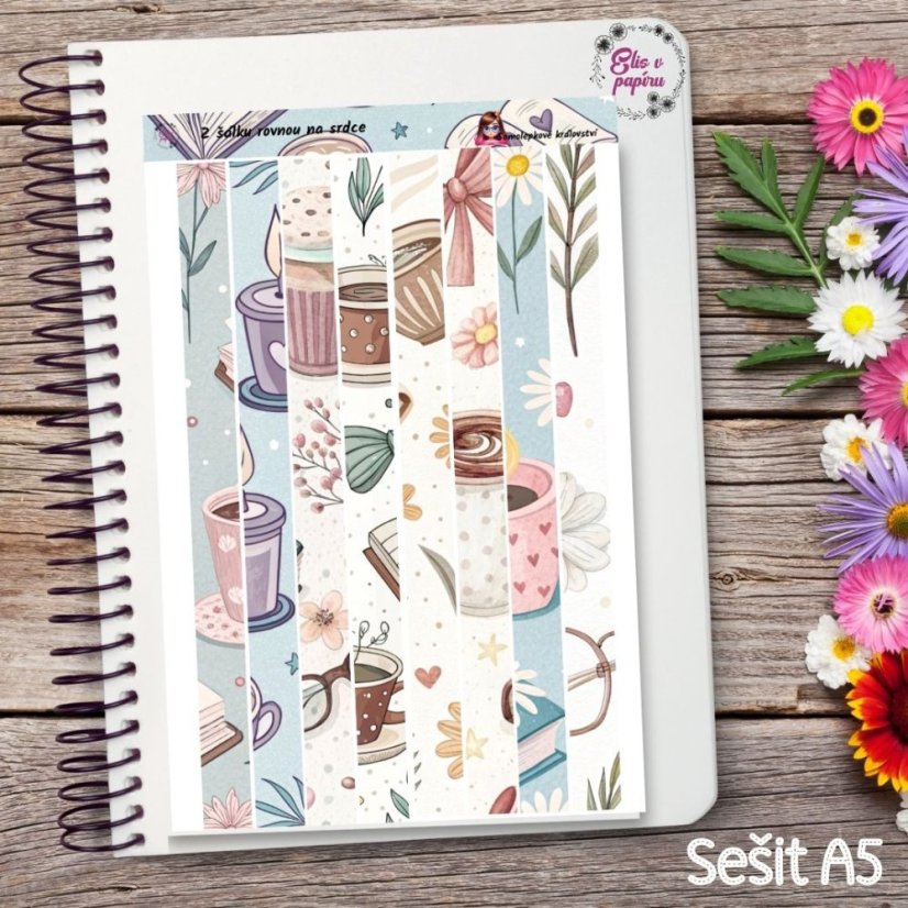 Z šálku rovnou na srdce | Samolepky do diáře