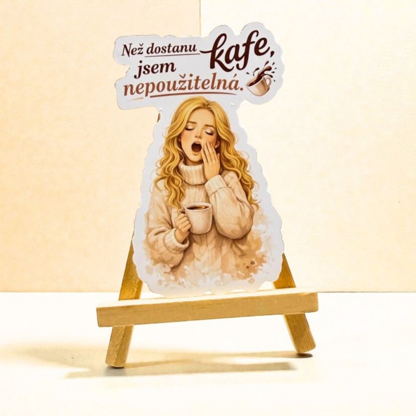 Než dostanu kafe, jsem nepoužitelná | Samolepky do diáře