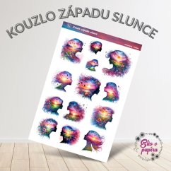 Kouzlo západu slunce | Samolepky do diáře