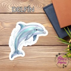 Delfín | Samolepka do diáře