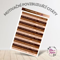 Motivační povzbuzující citáty | Samolepky do diáře