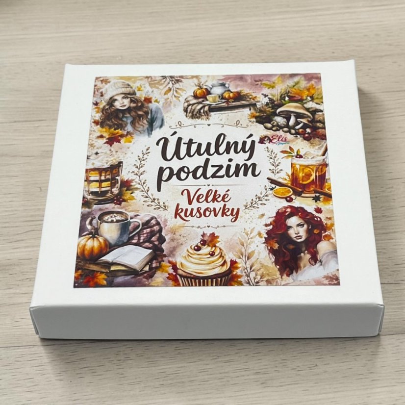 Útulný podzim | Velké kusové samolepky do diáře i pro scrapbook