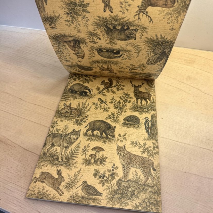 Lesní zvířátka | Sada na journaling a scrapbook