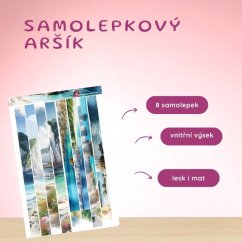 Azurové pobřeží | Samolepky do diáře