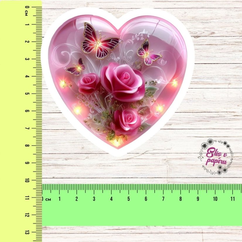 Srdce plné světla | Samolepky do diáře | Limitka