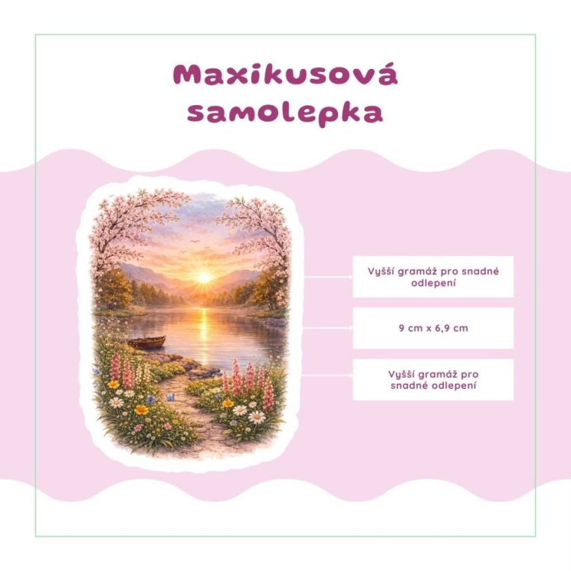 Východ slunce | Samolepka do diáře