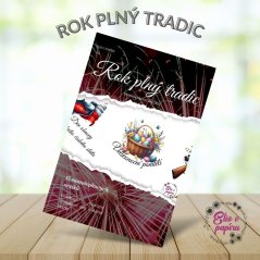 Samolepková knížka: Rok plný tradic | Samolepky do diáře