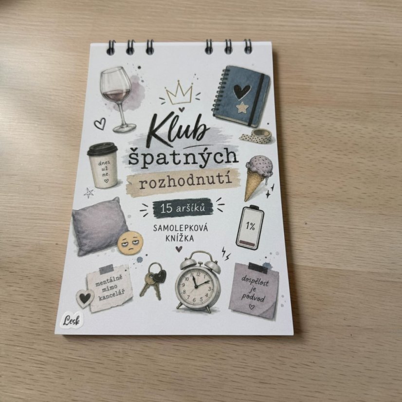 Klub špatných rozhodnutí | Samolepková knížka