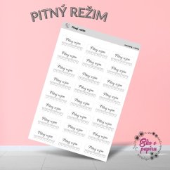 Samolepky ideální pro značení tvého pitného režimu.