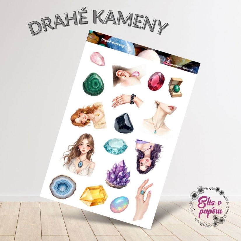 Drahé kameny | Samolepky do diáře