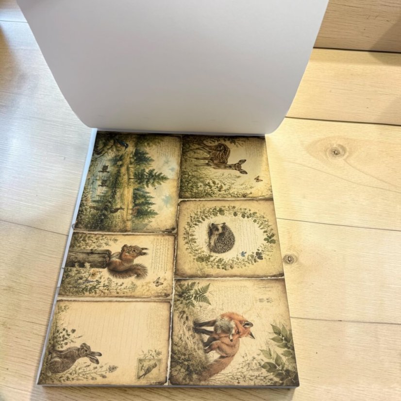 Lesní zvířátka | Sada na journaling a scrapbook