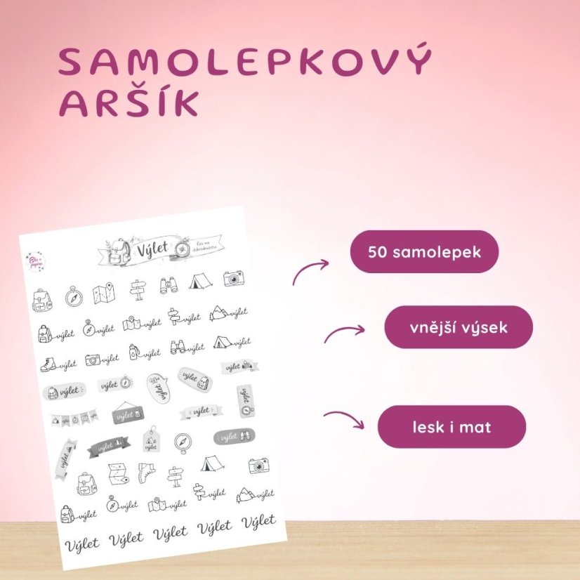 Výlety | Menší funkční aršík