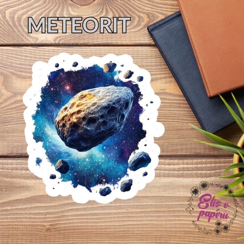 Meteorit | Samolepky do diáře