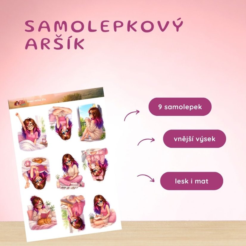 Ranní rutina Elis | Samolepky do diáře