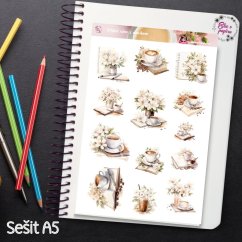 Klidné ráno s deníkem | Samolepky do diáře