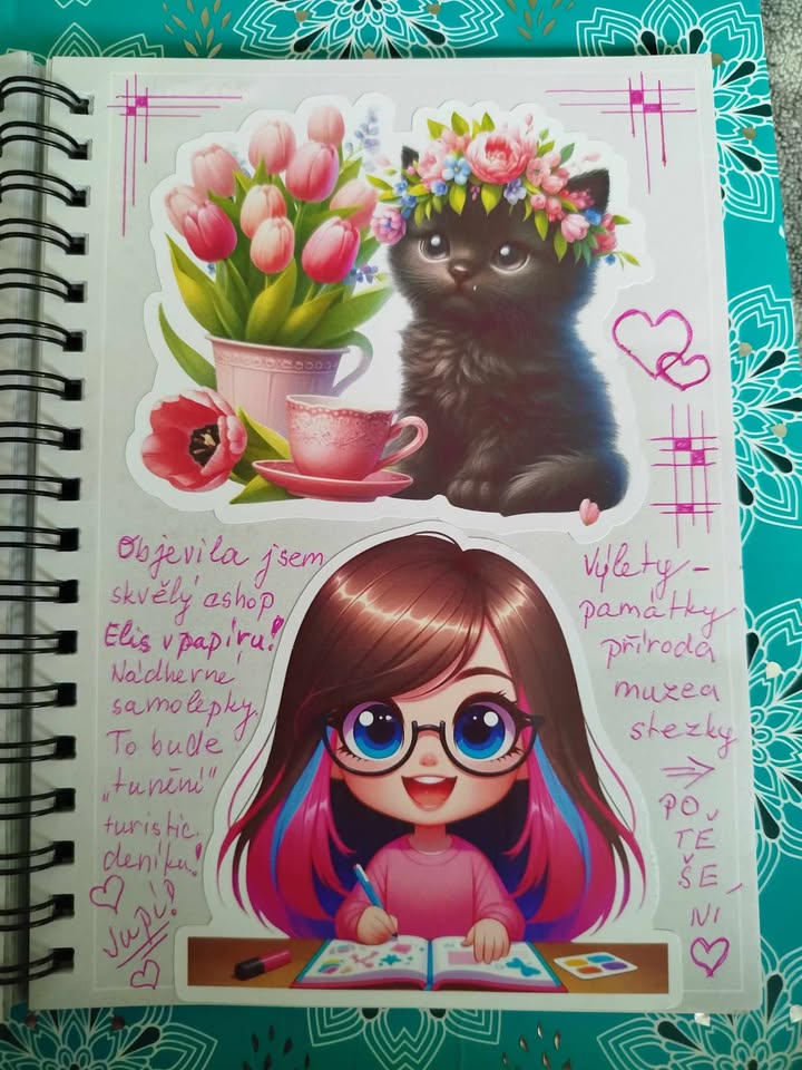 Tvoření od Marty Valíkové s jarní pohodou s kotětem