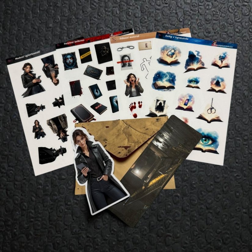 Temná knihomolka | Balíček z mystery boxu pro knihomolky