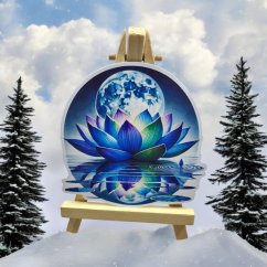 Květ luny | Maxi kusová samolepka pro diář i scrapbook