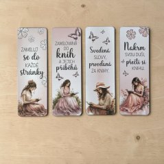 Zamilovaná do knih | Sada knižních záložek
