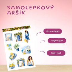 Středomoří s citrony | Samolepky do diáře