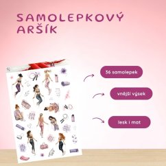 Dívka se švihadlem | Samolepky do diáře