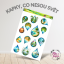Kapky, co nesou svět | Samolepky do diáře