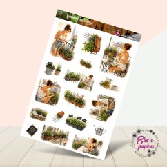 Balkonové bylinkaření | Samolepky do diáře