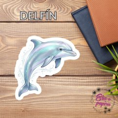 Delfín | Samolepka do diáře