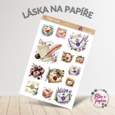 Láska na papíře | Samolepky do diáře