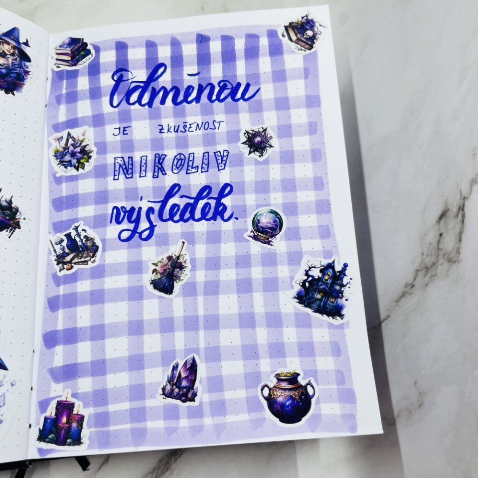 úvodní stránka s citáty