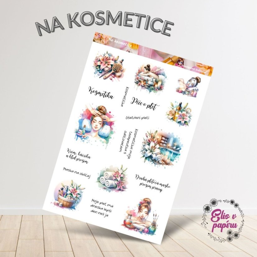 Na kosmetice | Samolepky do diáře