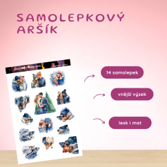 Zimní láska a vánoční chvíle | Samolepky do diáře