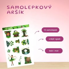Kouzlo čtyřlístků | Samolepky do diáře