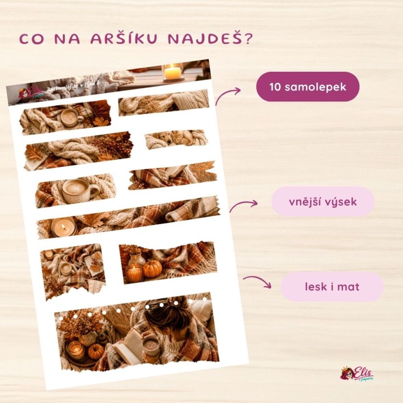 Zachumlej se v říjnu | Měsíční samolepkový kit | 2026