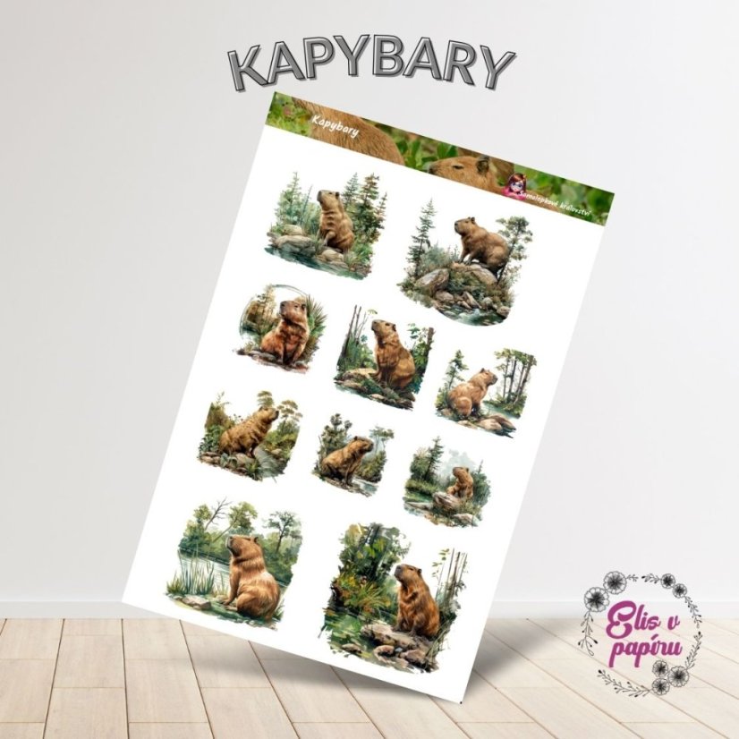 Kapybary | Samolepky do diáře