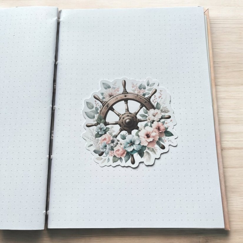Kormidlo snů | Maxi kusová samolepka pro diář i scrapbook
