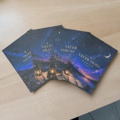Večerní zastavení | sada 4 journalingových kartiček