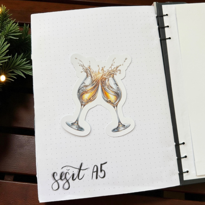 Přípitek | Samolepky do diáře
