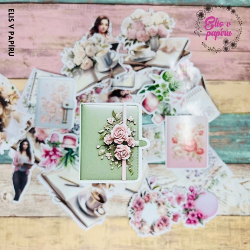 Milujeme plánování | Velké kusové samolepky do diáře i pro scrapbook