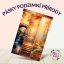 Samolepky ve formě pásků s motivy podzimní přírody – barevné listí, vodopády a tiché lesní cesty, zachycující klid a kouzlo podzimu. Ideální pro ozdobu diáře nebo deníku.