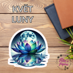 Květ luny | Maxi kusová samolepka pro diář i scrapbook