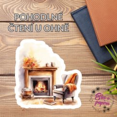 Pohodlné čtení u ohně | Samolepky do diáře