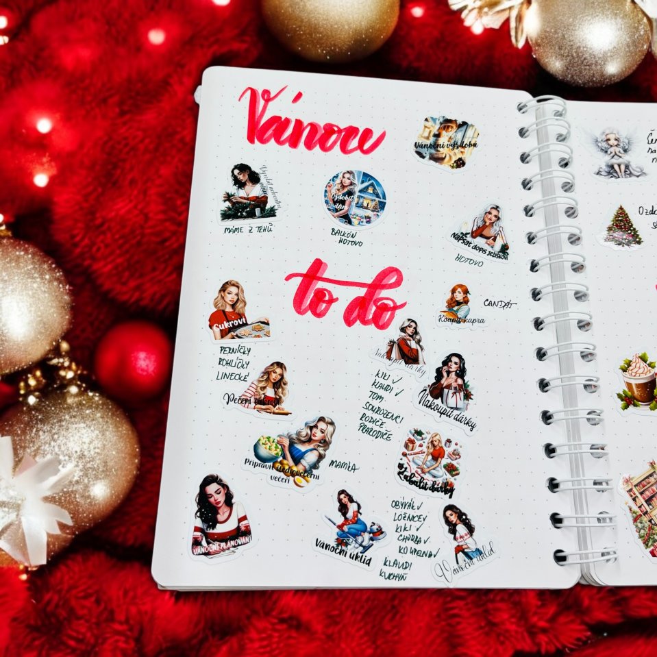 Samolepky Vánoční povinnosti