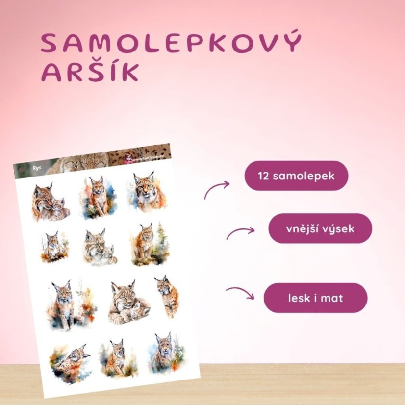 Rys | Samolepky do diáře